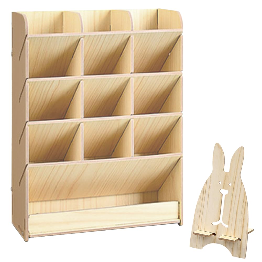 【なおき専用】写真集＋ペン立て Amazon.co.jp: AZNABLE ペン立て 木製 斜め 仕切り 北欧 大容量